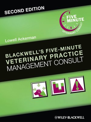 cover image of Blackwell's Five-Minute Veterinary Practice Management Consult